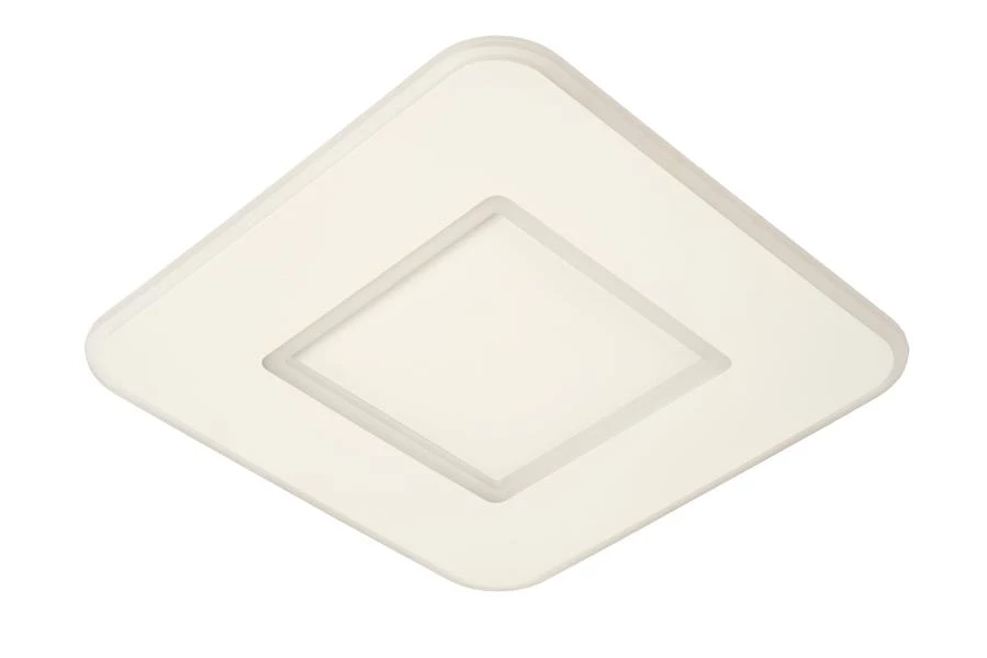 Lucide AXELLE - Flush ceiling light- LED 3 StepDim - 1x24W 2700K - White - turned off